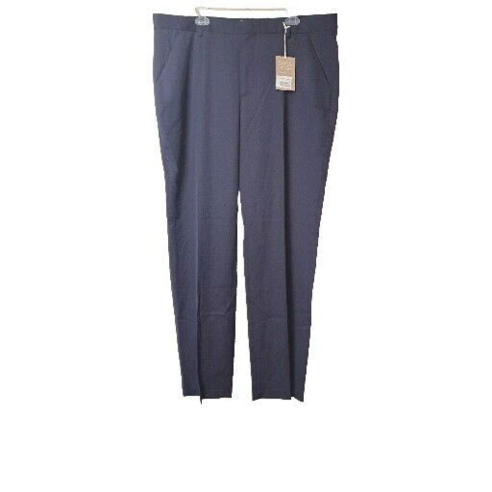 Everlane Men's Wool Marzotto Pants Trousers Navy 40×32 **Flawed-Pinhole** NWT
